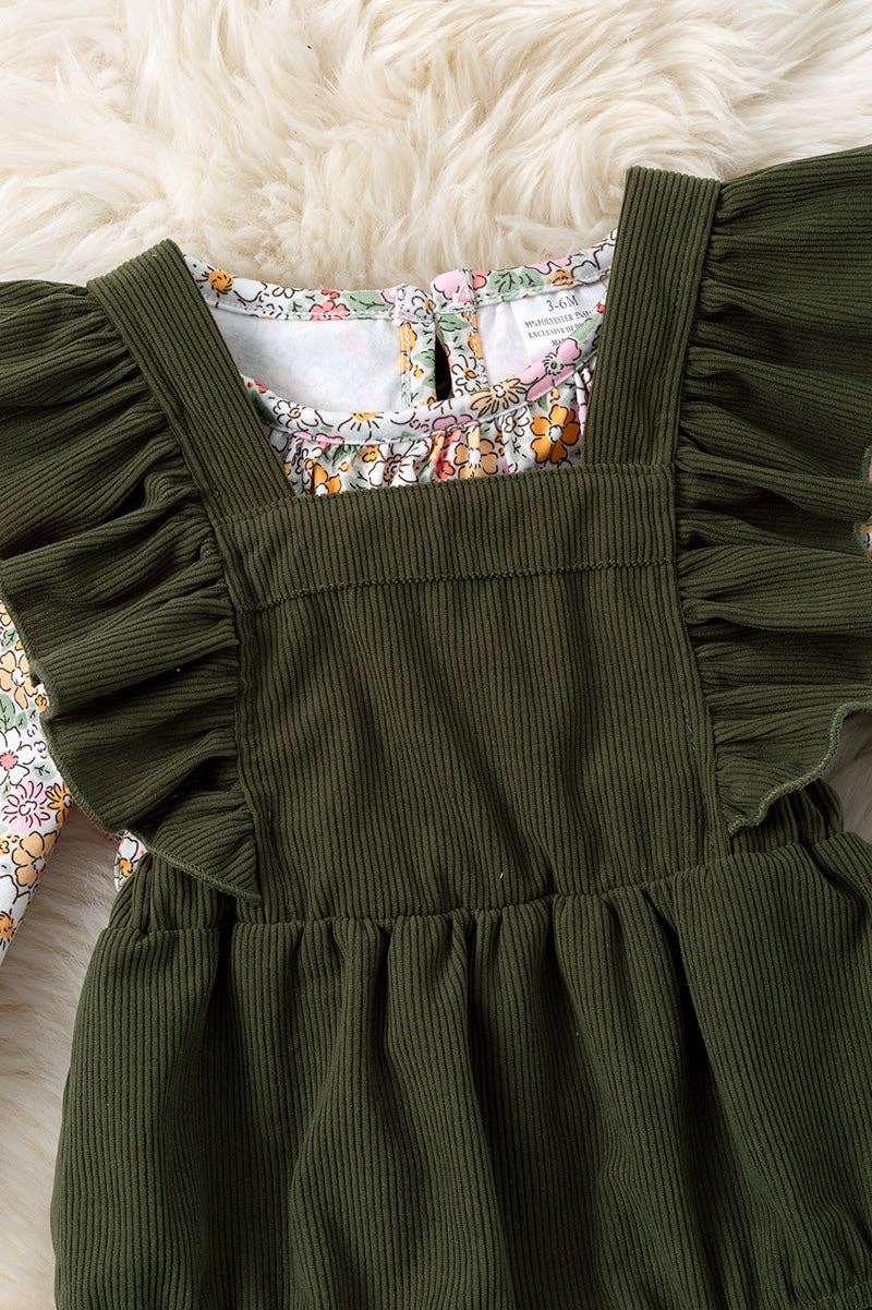 Long Sleeve & Corduroy Bodysuit