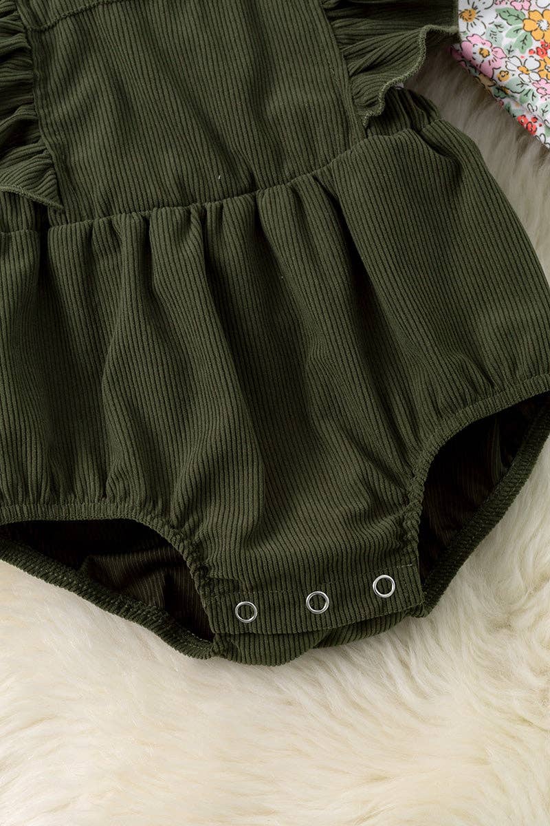 Long Sleeve & Corduroy Bodysuit
