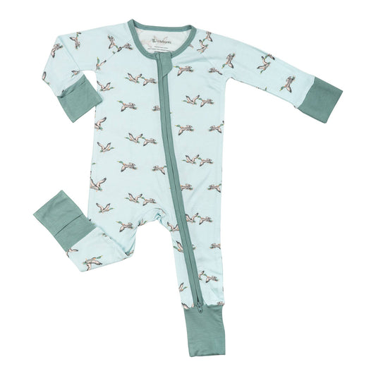 Bamboo Convertible Zipper Mallard Duck: Newborn