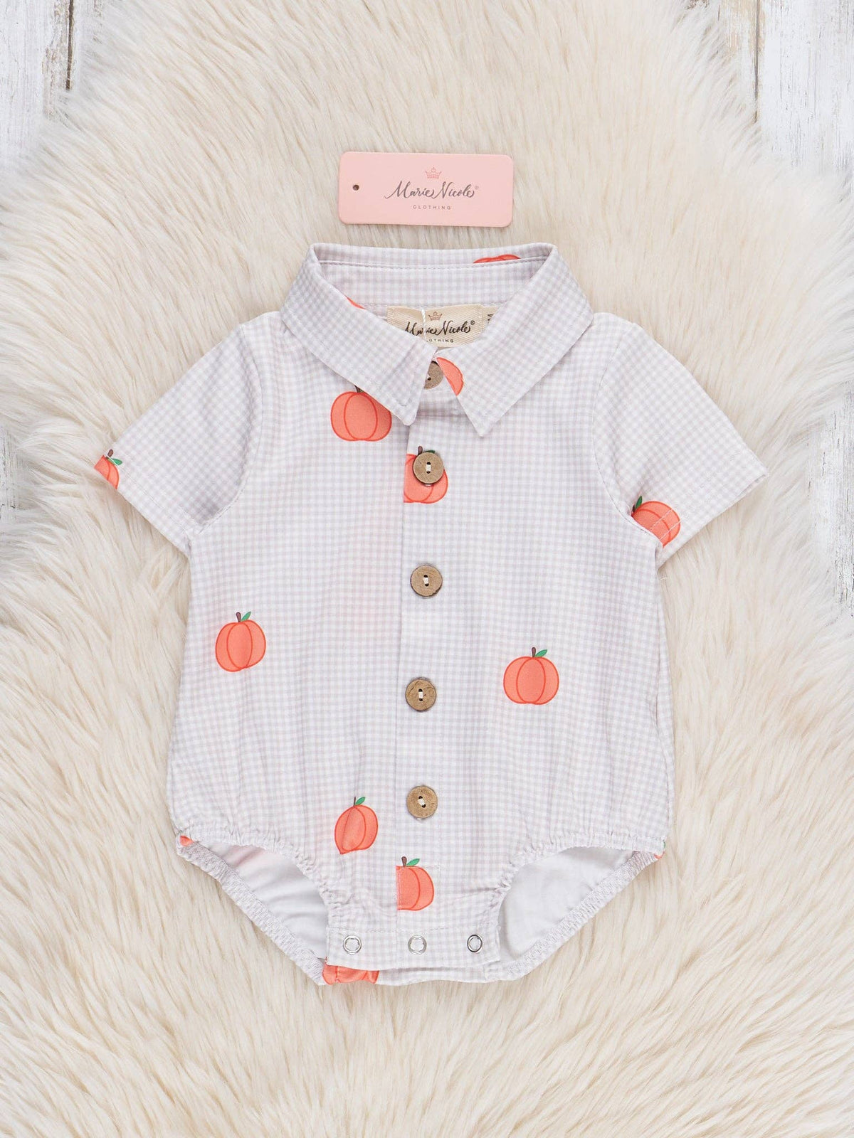 Patch Perfect Button-Up Bubble Romper