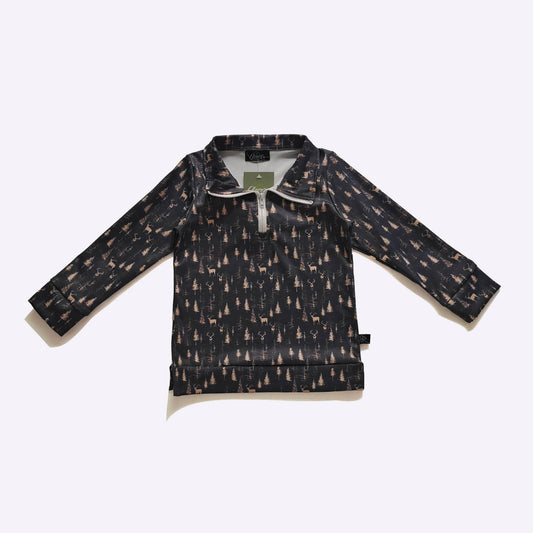Midnight Forest Boy Quarter Zip