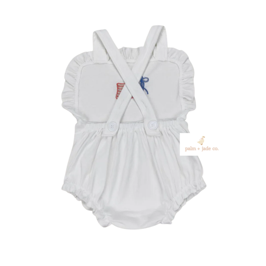 Classic American Flag Ruffle Bubble