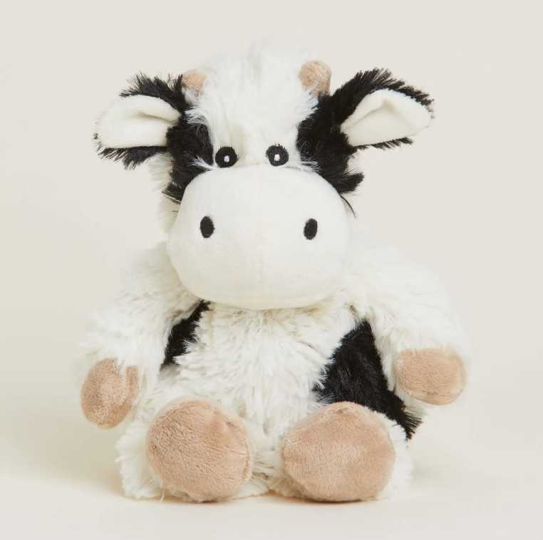 Black & White Cow Warmies Jr.