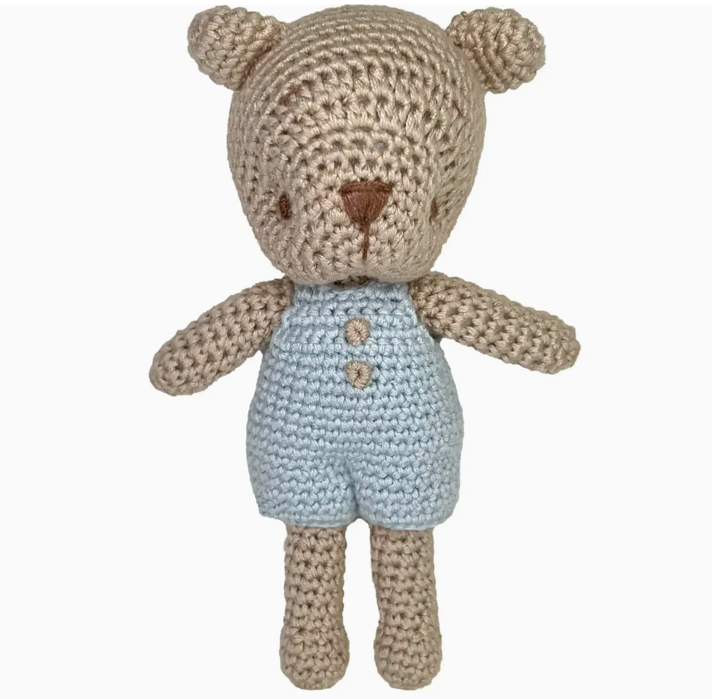Bear Bamboo Crochet Rattle