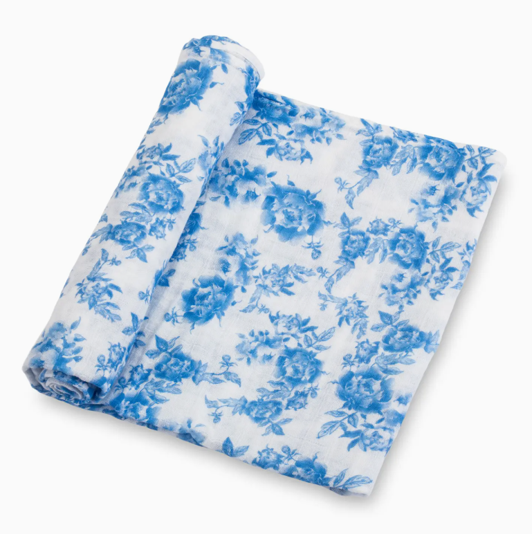 Baby Muslin Swaddle Blanket 47x47 Peony For Your Thoughts