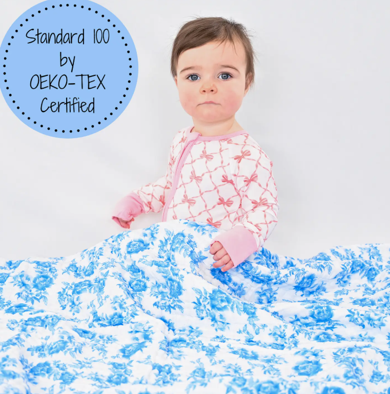 Baby Muslin Swaddle Blanket 47x47 Peony For Your Thoughts