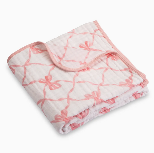 Muslin Quilt Baby & Kids Blanket Beautiful Bows