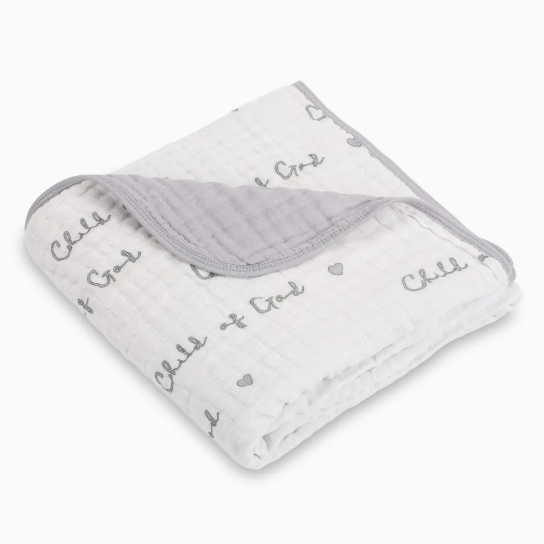 Muslin Quilt Baby & Kids Blanket Child of God