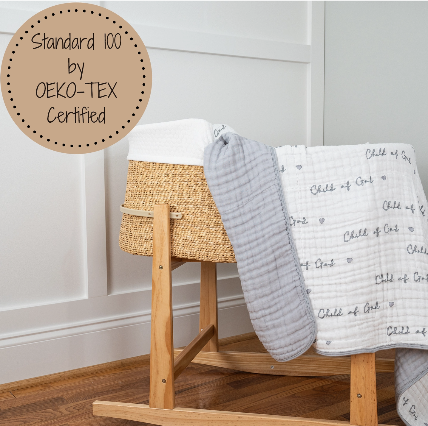 Muslin Quilt Baby & Kids Blanket Child of God