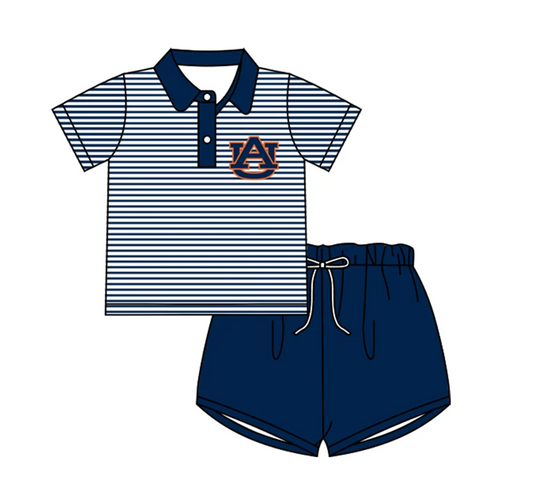 Auburn Boy Short Set