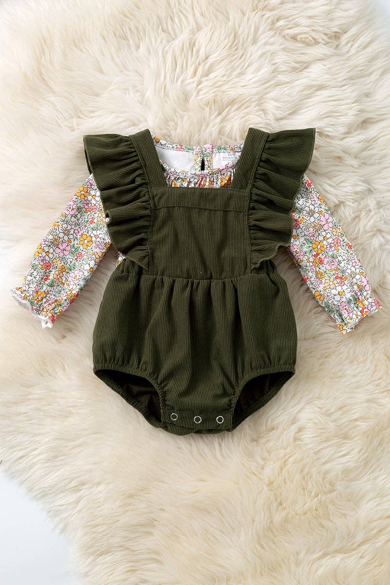 Long Sleeve & Corduroy Bodysuit
