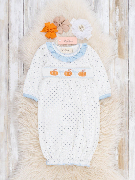 Spotted in the Patch Embroidered Gown: 0/3 m